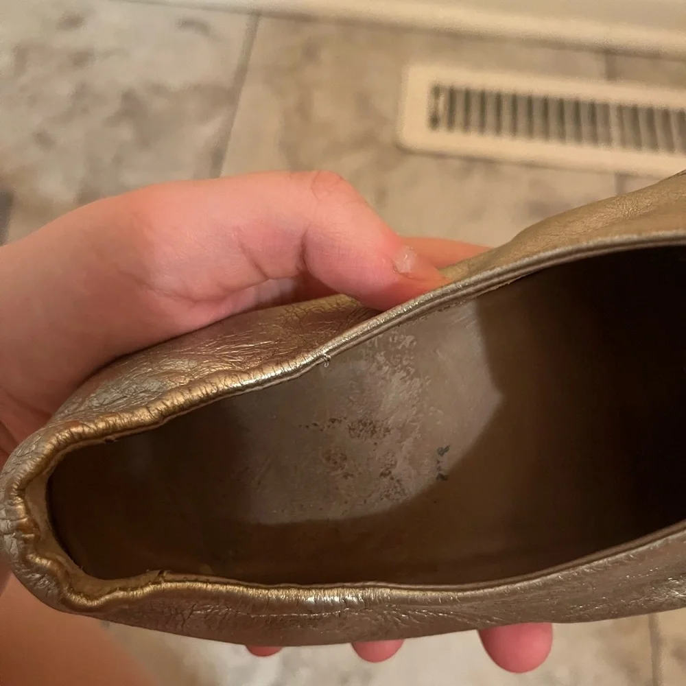 Marsell laceless gold distressed loafers - Picture 8 of 8